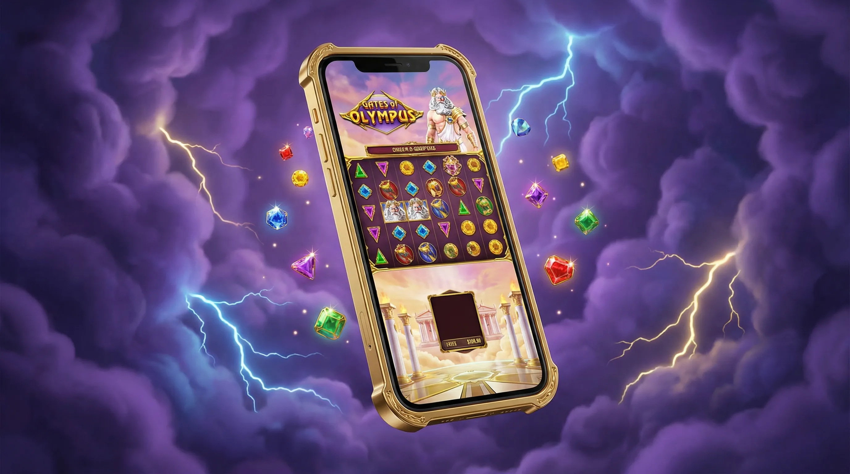 Aplicativo móvel mgmbet casino em smartphone